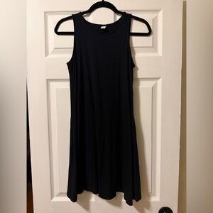 Old navy black cotton tank dress size petite small
